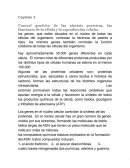 Control genético de las síntesis proteicas, las funciones de la célula y la reproducción celular