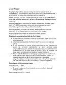 Jean Piaget trabajo de psicologia