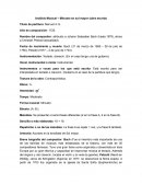 Análisis Musical – Minueto en sol mayor (obra escrita)