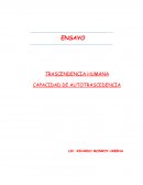 LA TRASCENDNECIA HUMANA