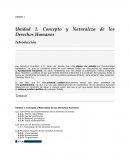 Concepto y Naturaleza de los Derechos Humanos