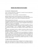 DERECHO PRESUPUESTARIO PLANEACIÓN Y PROGRAMACIÓN