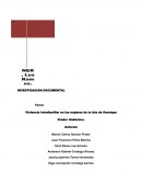 Violencia intrafamiliar en las mujeres de la Isla de Ometepe