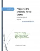 Proyecto empresarial: Empresa Royal Exotic