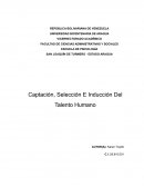 Captación, Selección E Inducción Del Talento Humano