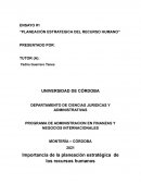 Planeación estrategica del Recursos Humanos