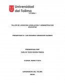 TALLER DE LEGISCION LEGISLACION Y ADMINISTRACION EDUCATIVA