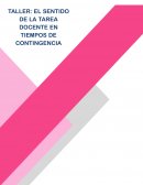 La tarea docente en tiempos de cambio