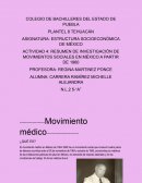 RESUMEN DE INVESTIGACIÓN DE MOVIMIENTOS SOCIALES EN MÉXICO A PARTIR DE 1960