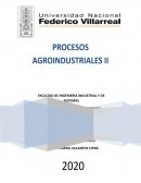 Procesos agroindustriales