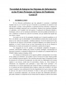 Necesidad de Integrar los Sistemas de Información en las Pymes Peruanas en Época de Pandemia- Covid 19