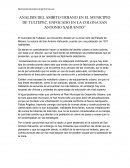 ANALISIS DEL AMBITO URBANO EN EL MUNICIPIO DE TULTEPEC, ENFOCADO EN LA COLONA SAN ANTONIO XAHUENTO