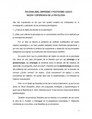 RACIONALISMO, EMPIRISMO Y POSITIVISMO LOGICO