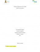 Trabajo de aseguramiento de la calidad