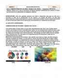 COMBINACIONES DE COLORES Y MANEJO DEL PINCEL