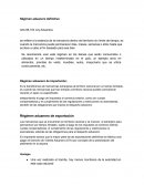 Régimen aduanero definitivo Arts.95-103 Ley Aduanera