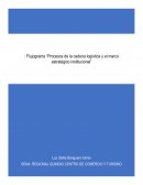Flujograma “Procesos de la cadena logística y el marco estratégico institucional”