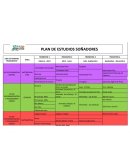 PLAN DE ESTUDIOS SOÑADORES