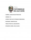 PRACTICAS TUTORIADAS COMUNITARIAS