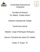 Derecho Individual del Trabajo