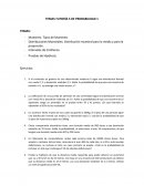 Taller de probabilidad. Muestreo. Tipos de Muestreo