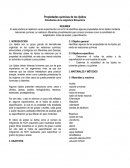 Propiedades químicas de los lípidos