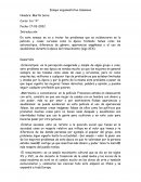 Ensayo argumentativo Casanova