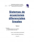 Sistemas de ecuaciones diferenciales lineales