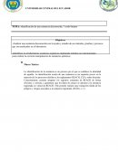 Identificacion de una sustancia desconocida