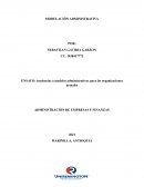 Modelación administrativa