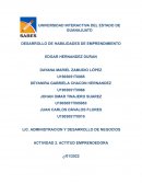 Actividad Actitud emprendedora