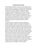 Condicionamiento clásico