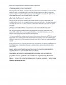 ¿Para qué existen cómo organización?