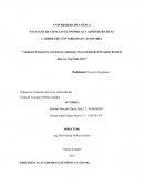 Auditoría financiera al gobierno autónomo descentralizado parroquial rural de Jima en el periodo 2017