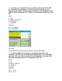 Probabilidad y estadistica. Practica. Página 1