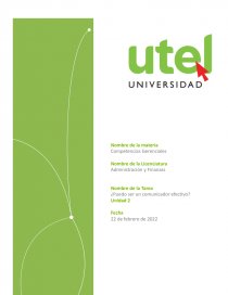 COMPETENCIAS GERENCIALES Análisis de caso: Gerente Ricardo. Página 1