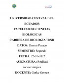 Realidad socioecológica