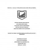 PRACTICA 1. CÁLCULO Y REPLANTEO DE UNA CURVA CIRCULAR SIMPLE