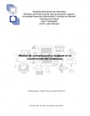 Medios de comunicacion y su papel en la construccion del ciudadano