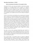 Documentos electrónicos y los mensajes de datos