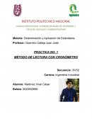 PRACTICA NO. 1 MÉTODO DE LECTURA CON CRONÓMETRO