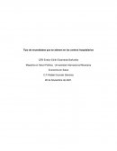 Tipo de necesidad que se atiende en los centros hospitalarios en base a la Teoría Económica