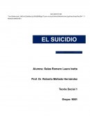 El suicidio reflexion