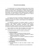 Prevencion de accidentes