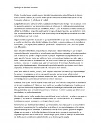 Apologia de Sócrates. Página 1