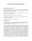 ESTUDIO DE CASO MICROBIOLOGÍA AMBIENTAL