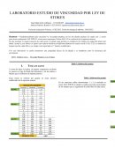 LABORATORIO ESTUDIO DE VISCOSIDAD POR LEY DE STOKES