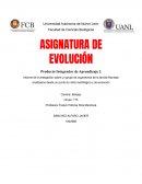 Informe de investigación sobre un grupo de organismos de la familia Ranidae analizados desde un punto de vista morfológico y de evolución