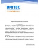 Estrategias de financiamiento para emprendedores