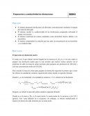 Preparación y conductividad de disoluciones